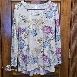 Lularoe Floral Lynnae EUC Large